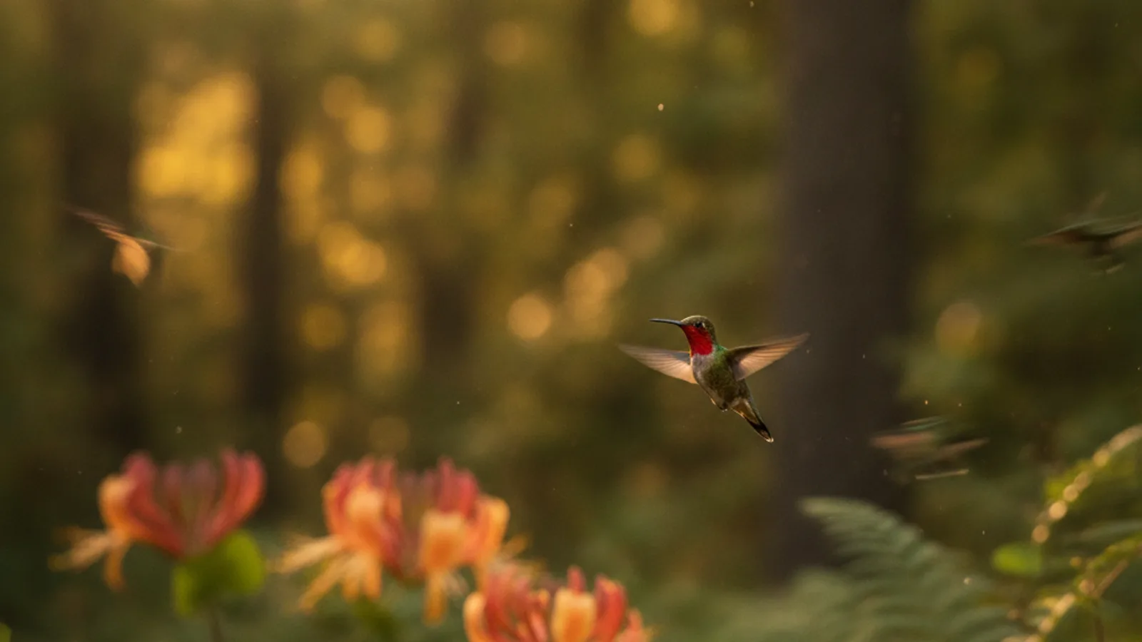 Ruby-Throated Hummingbird Migration 2026: Arrival Dates, Map & Feeding Guide